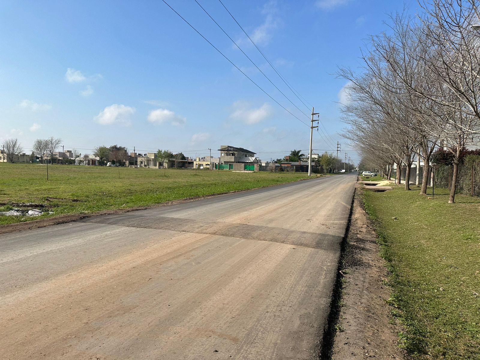 Finalizó la pavimentación de calle Esteban de Luca